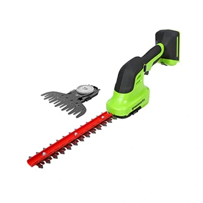 Abbildung von Greenworks, G24SHT, Multiklipper 2i1, 24V, u/batteri og lader