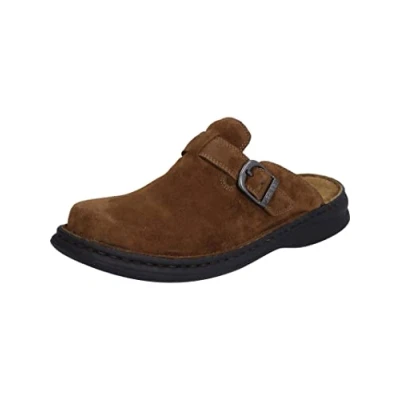 Abbildung von Josef Seibel Madrid Pantolette flach, Herren, Größe: 43, Castagne Schuhe