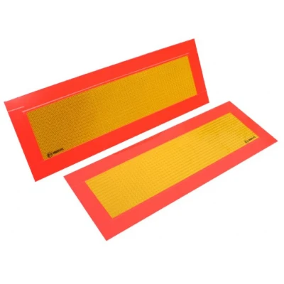 Abbildung von 2 Stück Markierungsaufkleber 56x20 cm extrem haltbar ProPlus Anhängershop