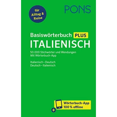 Abbildung von PONS Basiswörterbuch Plus Italienisch: Italienisch Deutsch / mit Wörterbuch App