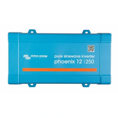 Abbildung von Victron Phoenix Wechselrichter 12/250 Eingang 12V dc Ausgang 230V ac energy Anhängershop