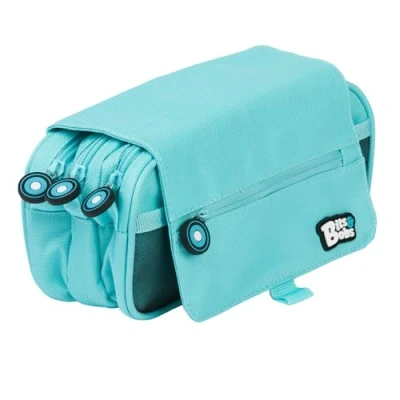 Abbildung von Grafoplas 37543231. Bits &amp; Bobs Federmäppchen, 3 Reißverschlüsse, Pastellblau, 23 x 10 cm