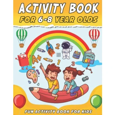 Abbildung von activity book for 6 8 year olds: word search, connect the dots, coloring, mazes, spot Difference and More! 6+ olds