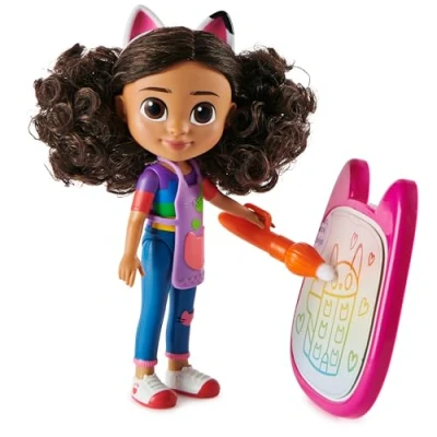 Abbildung von SwimWays Gabby&#039;s Dollhouse, Gabby Deluxe Bastelpuppen und Zubehör mit Wasserpad Wasserpinselstift, Kinderspielzeug für Mädchen Jungen ab 3 Jahren