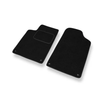 Abbildung von Mossa Fußmatten Auto kompatibel mit Peugeot 607 (1999 2010) schwarz Automatten Autoteppiche 2