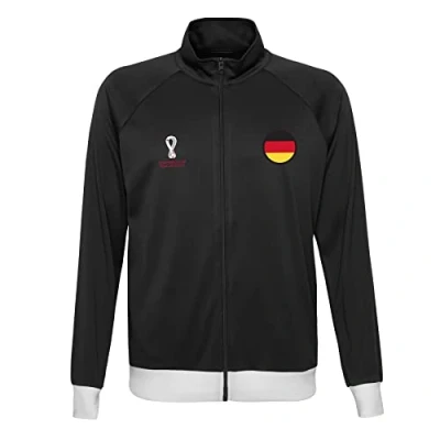 Abbildung von FIFA Herren Offizielle Weltmeisterschaft 2022 Trainingsjacke Deutschland, Schwarz, L
