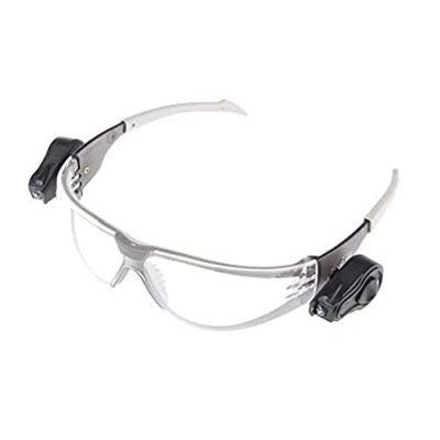 Abbildung von 3M LIGHT VISION Schutzbrille LEDLV, AS/AF/UV, PC, klar Rahmen silber schwarz, inkl. Mikrofaserbeutel