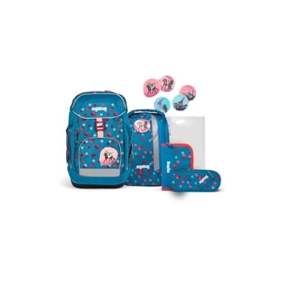 Abbildung von ergobag Maxi Schulrucksack Set Voltibär Petrol