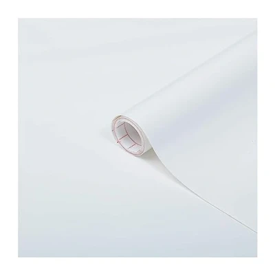 Abbildung von d c fix Möbel Klebefolie Weiß matt 90 cm x 2,1 m Möbelfolie selbstklebende Küchenfolie Folierung Küchen Schrank Deko Folie Tisch Tischfolie Fensterbank Küchenfronten Türfolie Türtapete Tür