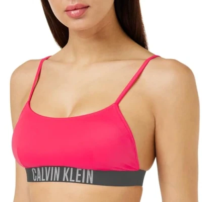 Abbildung von Calvin Klein Swimwear Bikinitop, Damen, Größe: Large, Signal red