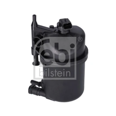 Abbildung von FEBI BILSTEIN 179498 Kraftstofffilter Leitungsfilter, mit Wasserablassschraube, Anschluss für Wassersensor JAGUAR: XF Limousine, F Pace