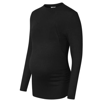 Abbildung von Noppies Still Langarmshirt, Damen, Größe: Small, Black