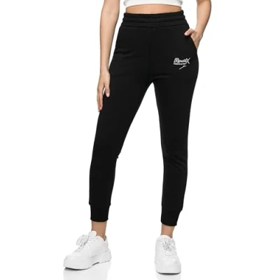 Abbildung von REPUBLIX Damen Jogginghose Jogger Sporthose Jogging Sweat Pants RD 026 Schwarz 3XL