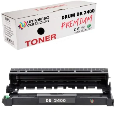 Abbildung von UniversoPatrona® Trommeleinheit schwarz DR2400 kompatibel mit Brother DR 2400 für HLL2350DW MFCL2710DW DCPL2530DW HLL2375DW HLL2310D L2710 12000 Seiten