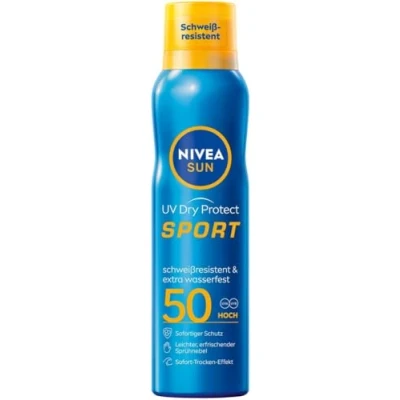Abbildung von Nivea Sonnenschutzspray UV Dry Protect Sport erfrischendes Spray LF50, 200 ml, 1 tlg.