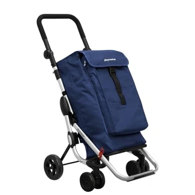 Abbildung von Playmarket Go Up Basic Einkauswagen, 110 cm, 39.5 liters, Blau (Navy)