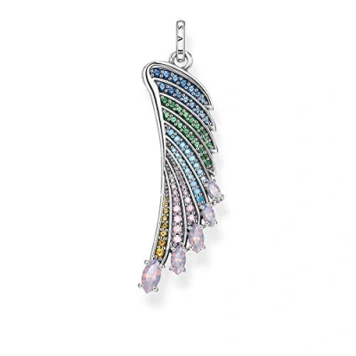 Abbildung von Thomas Sabo Anhänger Bunter Kolibri Flügel Silber, PE876 347 7, 4.8, Mehrfarbig