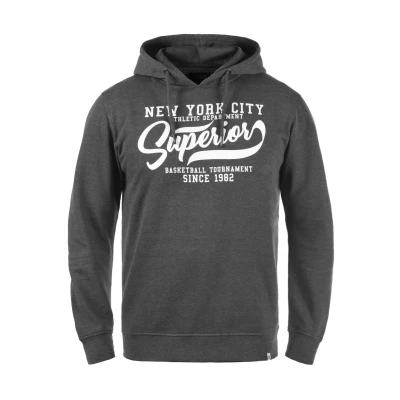 Abbildung von Indicode Jeans Idgalileri Kapuzenpullover, Herren, Größe: Large, Grey mix