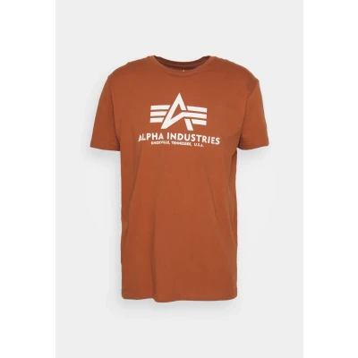 Abbildung von Alpha Industries Herren Basic Für T Shirt, Hazel Brown, XL EU