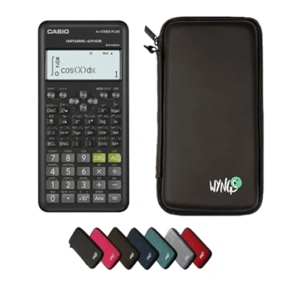 Abbildung von CALCUSO Sparpaket schwarz mit Taschenrechner Casio fx 570ES Plus 2nd Edition (Englisch)