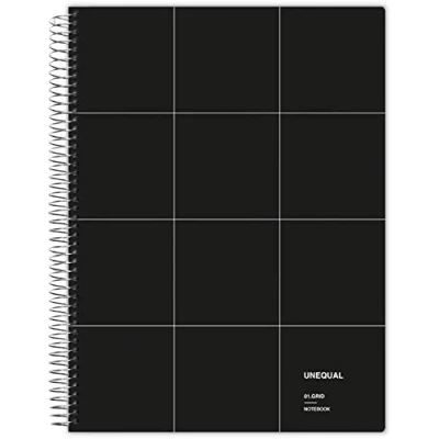 Abbildung von Grafoplás 88522910 Spiralheft kariert 5 mm 100 Blatt 90 g schwarz A4