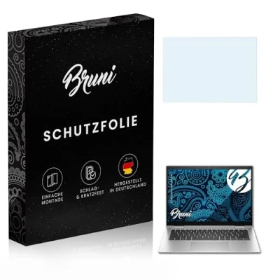 Abbildung von Bruni Schutzfolie kompatibel mit HP EliteBook x360 1040 G10 Folie, glasklare Displayschutzfolie (2X)
