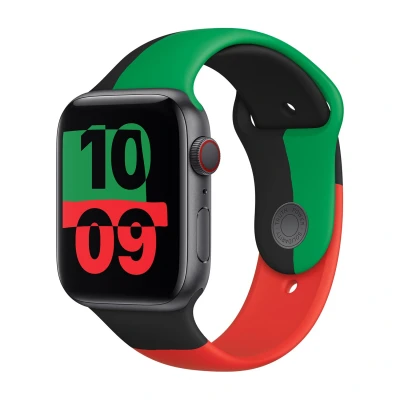 Abbildung von Apple Sport Band Watch 42mm / 44mm 45mm 49mm Black Unity MJ4W3ZM/A