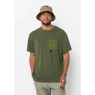 Abbildung von Jack Wolfskin Wanderthirst T M Tshirt basic, Herren, Größe: Small, Greenwood