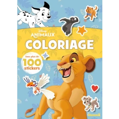 Abbildung von Disney Animaux Coloriage avec plus de 100 stickers (Roi Lion)