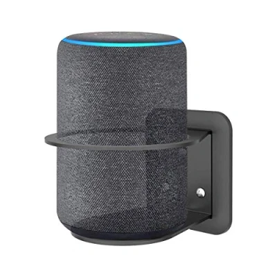 Abbildung von Cozycase Wandhalterung Halterung Ständer für Google Home Stabile Edelstahlhalterung Kompatibilität mit Bose SoundLink Revolve, Ech/Ech Plus(2nd/ rd Generation) Schwarz