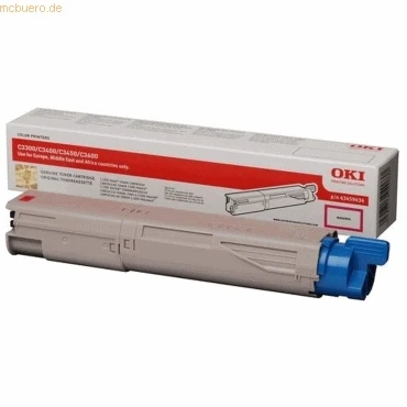 Abbildung von Oki Toner 43459434 magenta