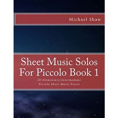 Abbildung von Sheet Music Solos For Piccolo Book 1: 20 Elementary/Intermediate Pieces