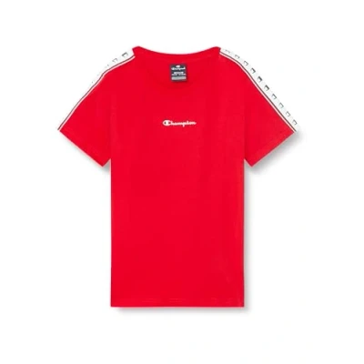 Abbildung von Champion Crewneck Retro Tshirt print für Kinder, Größe: 128/134, Red