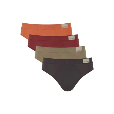 Abbildung von Sloggi Herren GO Natural Brief C4P, Brown Dark Combination, S