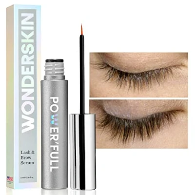 Abbildung von Wonderskin Lash And Brow Serum Wimpernwachstumsserum Und Augenbrauenverstärkendes Für Längere Wimpern Dichtere Augenbrauen