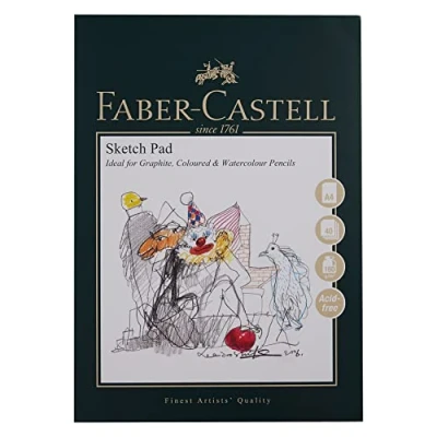 Abbildung von Faber Castell Art &amp; Graphic Skizzenblock, A4 160 g / m² Block mit 40 Blatt