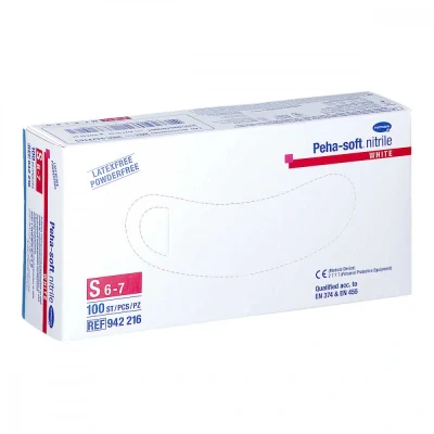 Abbildung von Peha Soft nitrile white Unt.hands. pud.fr. unsteril S