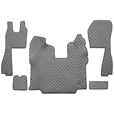 Abbildung von F CORE FL10 GRAY Fußmattensatz Eco Leder vorne 5 grau