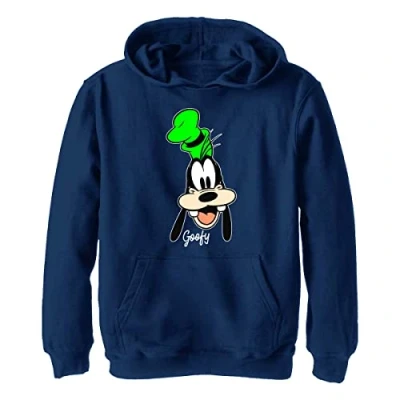 Abbildung von Disney Mickey &amp; Friends Goofy Big Face YTH Hoodie Navy blue 5/6