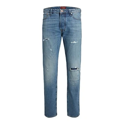 Abbildung von JACK &amp; JONES Men&#039;s JJICHRIS JJCOOPER CJ 470 Jeans, Blue Denim, 34W / 34L
