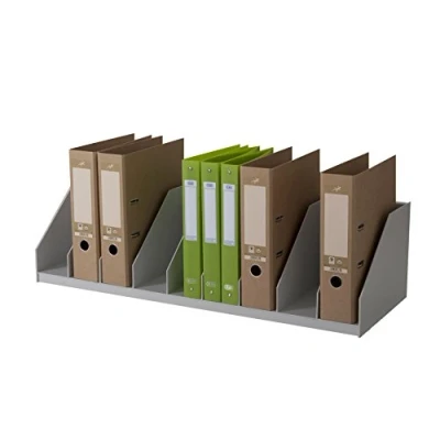 Abbildung von Paperflow Belegfach Fächerbreite 8,2cm 9 Fächer PS (Polystyrol) grau