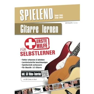 Abbildung von Spielend Gitarre lernen: Erste Hilfe für Selbstlerner