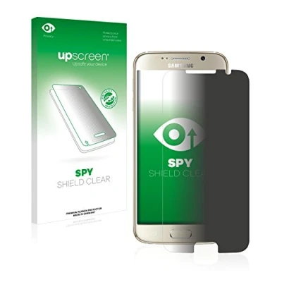 Abbildung von upscreen Anti Spy Blickschutzfolie für Samsung Galaxy S6 Privacy Screen Displayschutz Folie [Sichtschutz, Blaulichtfilter]