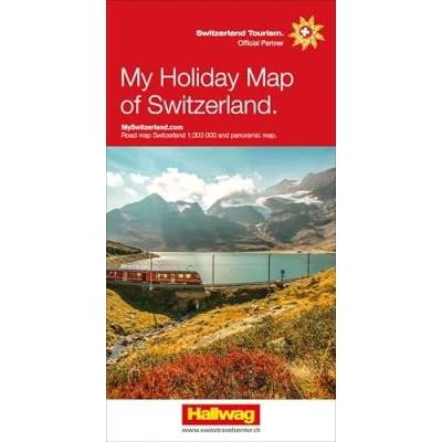 Abbildung von Hallwag Panoramakarte Meine Ferienkarte Schweiz: Strassenkarte und Schweiz (Hallwag Strassenkarten)
