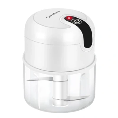 Abbildung von EASYSPEED Zerkleinerer Elektrisch Mini, 250ml, Gemüsezerkleinerer, USB Aufladung, Tragbar für Fleisch,Babynahrung,Obs,Camping, Weiß