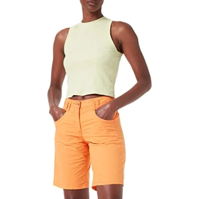 Abbildung von TOM TAILOR Damen Chino Bermuda Shorts 1031730, 29751 Bright Mango Orange, 32