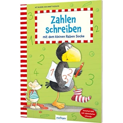 Abbildung von Der kleine Rabe Socke: Zahlen schreiben mit dem kleinen Raben von 1 10, Schwungübungen