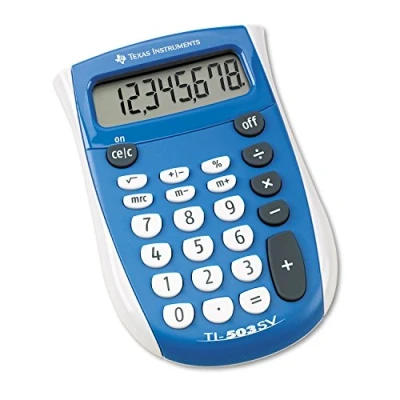 Abbildung von Texas Instruments Taschenrechner TI 503 SV, 1 zeilige Anzeige, 8 stellig, Batteriebetrieb