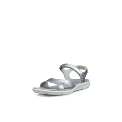 Abbildung von ECCO Cruise II Riemensandalette, Damen, Größe: 41, Pure silver Schuhe