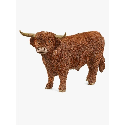 Abbildung von Schleich Figur Farm World Hochland Bulle Grau 13,6x5,8x7,7